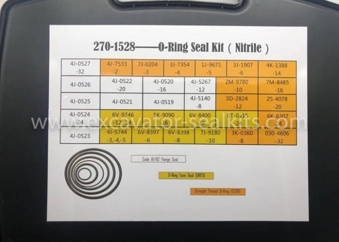 270-1528 Rubber O Ring Kit Repair Box E Type Nitrile NBR 2