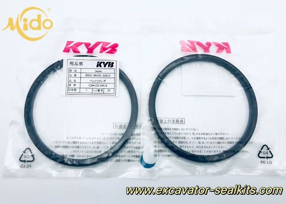 KYB HBY الحاوية الهيدروليكية الحلقة العازلة الجزء البديل للحفارات - 120mm ID X 135.5mm OD X 5.8mm السماكة - حلقة ارتداء دائمة للحفاظ على النظام الهيدروليكي