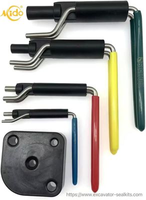 أدوات الختم المطاطي المعدني مجموعة تثبيت الختم الهيدروليكي المهنية