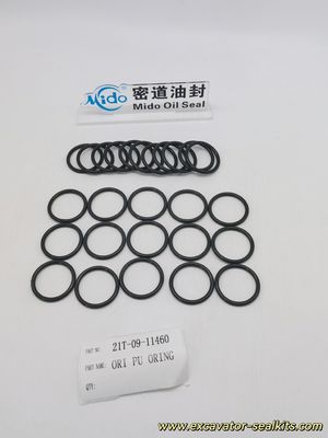 استبدال دقيق لكوماتسو PU O-Ring 21T-09-11460 OEM جودة المطاط O-Ring الختم