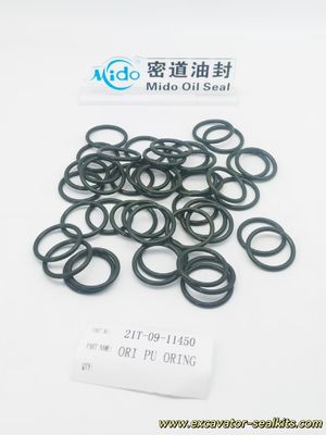 مقاومة للتآكل والزيت كوماتسو PU O-Ring 21T-09-11450 | مجموعة حلقات مطاطية فائقة الجودة