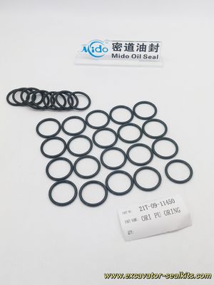 مقاومة للتآكل والزيت كوماتسو PU O-Ring 21T-09-11450 | مجموعة حلقات مطاطية فائقة الجودة