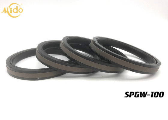 المواد المركبة أسطوانة هيدروليكية مكبس ختم SPGW 100 NOK YCC Piston Seals Excavator