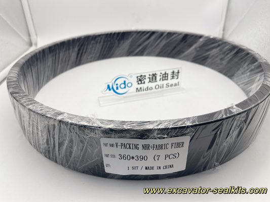 مجموعات ختم الحفارات V-Packing NBR+FABRIC FIBER