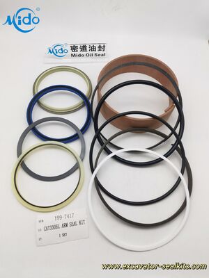 Hydraulic Cylinder Seal Kit 199-7417 for CAT330BL Arm Cylinder - OEM Complete Repair Set