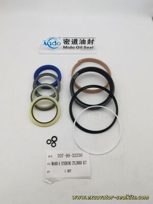 كوماتسو WA480-5 مجموعة إعادة بناء أسطوانة التوجيه | جزء OEM 707-99-32250 | مجموعة الختم الهيدروليكي